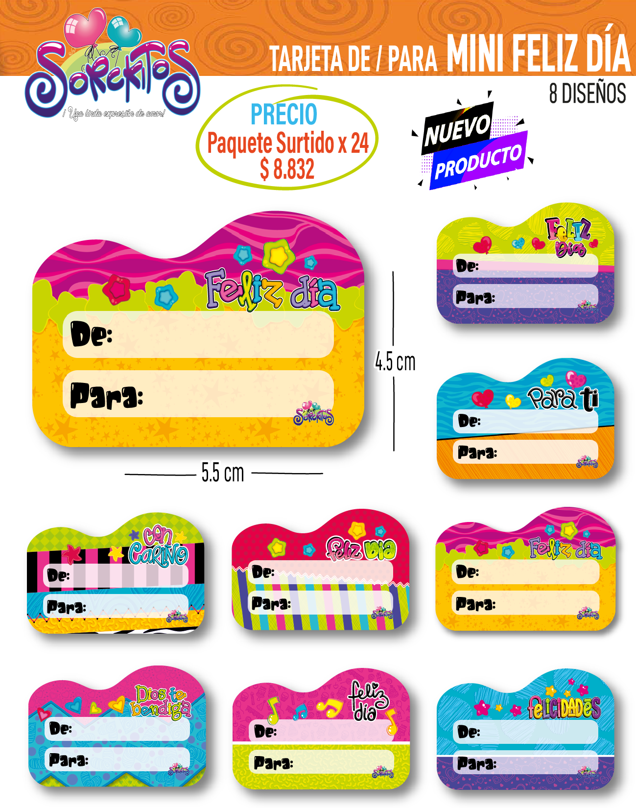 TARJETA DE/PARA MINI FELIZ DÍA