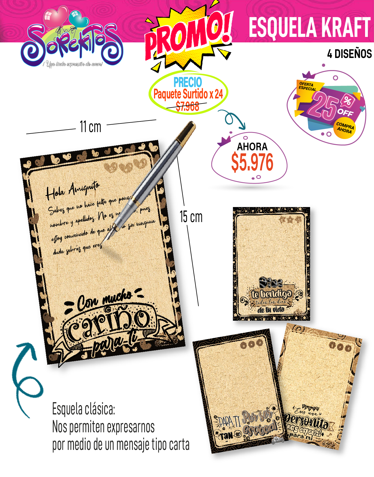 ESQUELA KRAFT -25% OFF