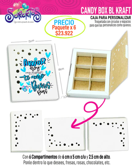 CANDY BOX BLK MEDIANA