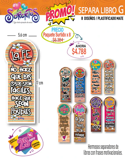 SEPARADOR PARA LIBROS