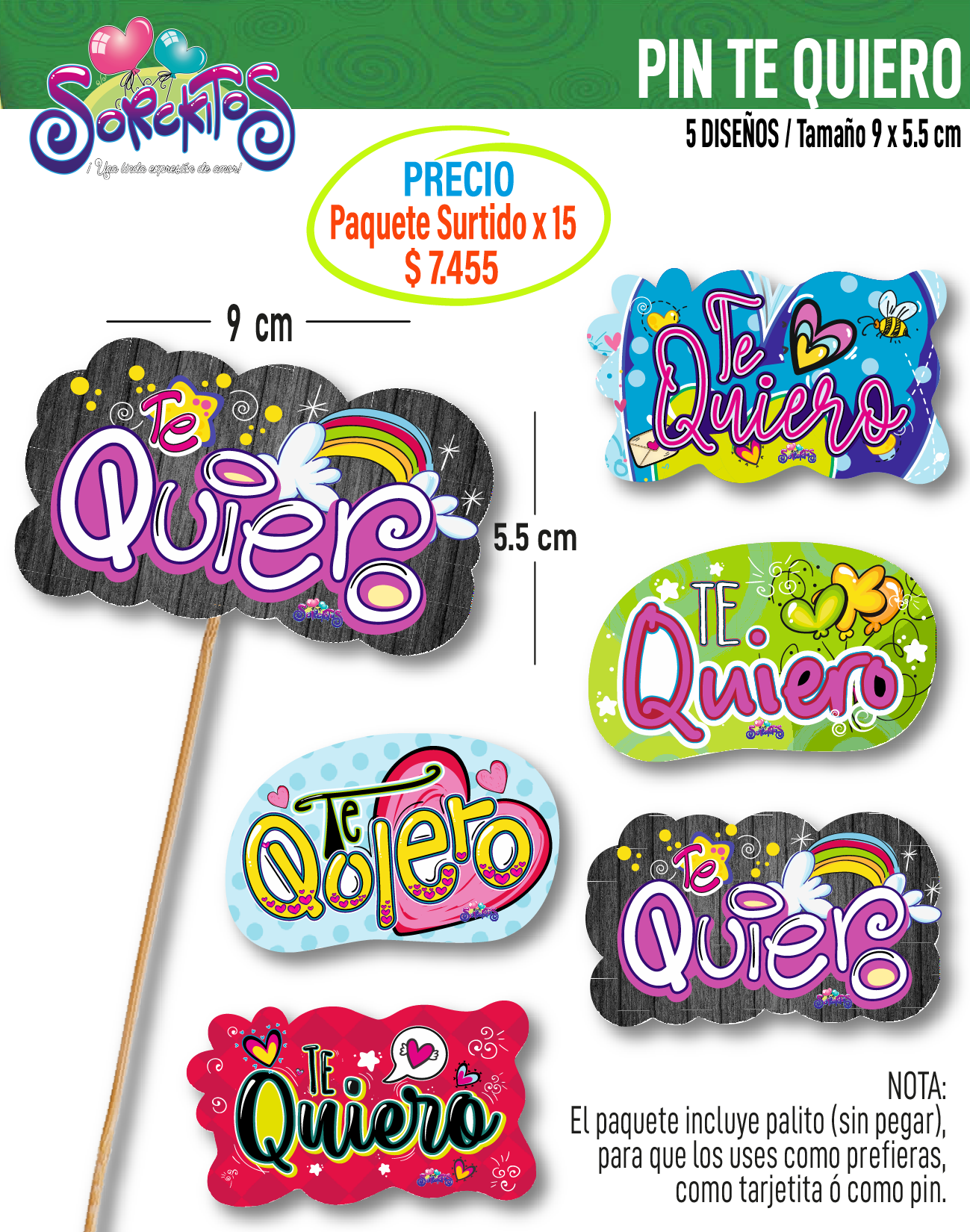PIN TE QUIERO
