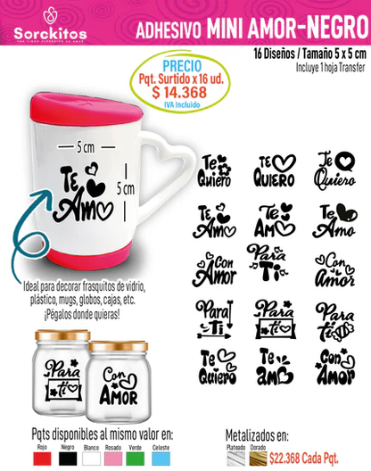 ADHESIVOS DE AMOR