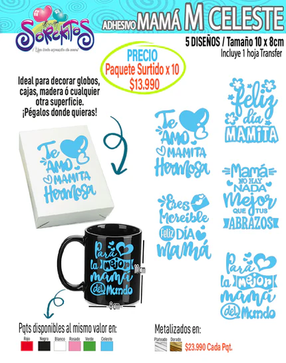 ADHESIVOS DE MAMÁ