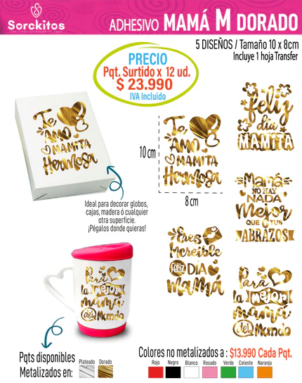 ADHESIVOS DE MAMÁ