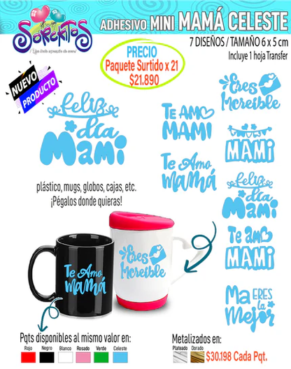 ADHESIVOS DE MAMÁ