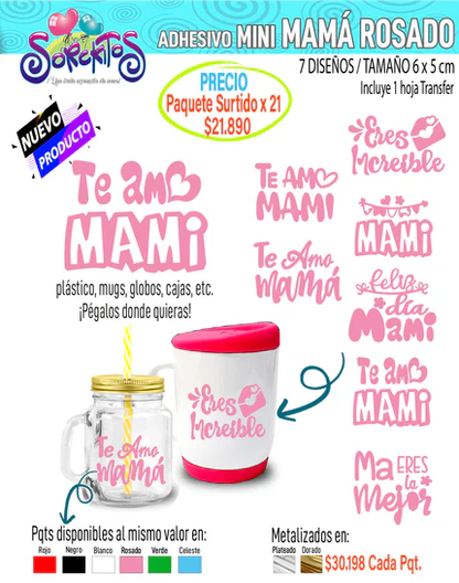 ADHESIVOS DE MAMÁ
