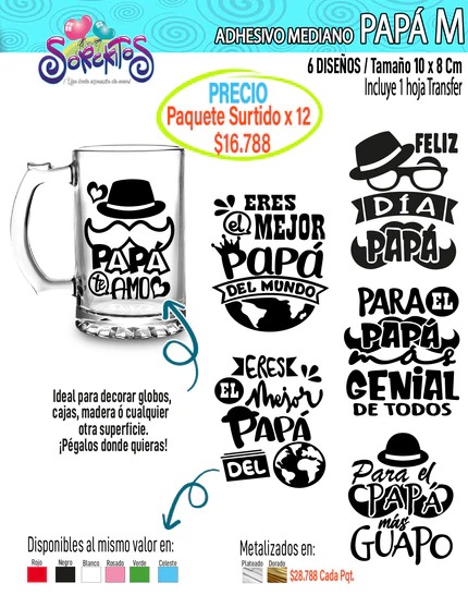 ADHESIVOS DE PAPÁ