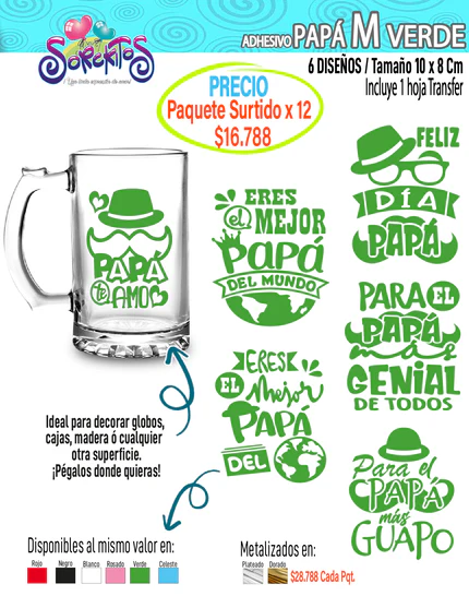 ADHESIVOS DE PAPÁ