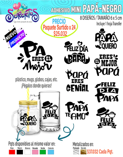 ADHESIVOS DE PAPÁ