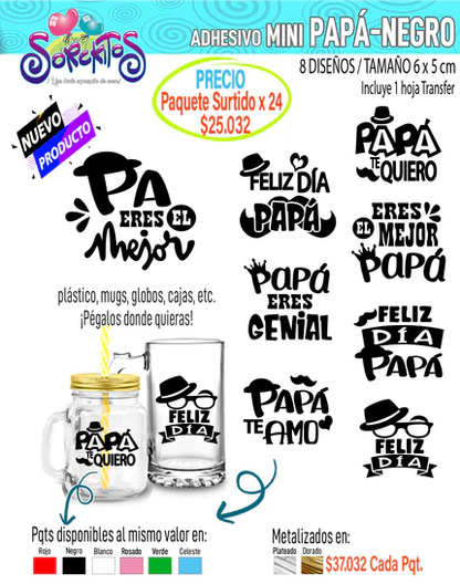 ADHESIVOS DE PAPÁ
