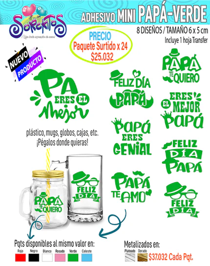 ADHESIVOS DE PAPÁ