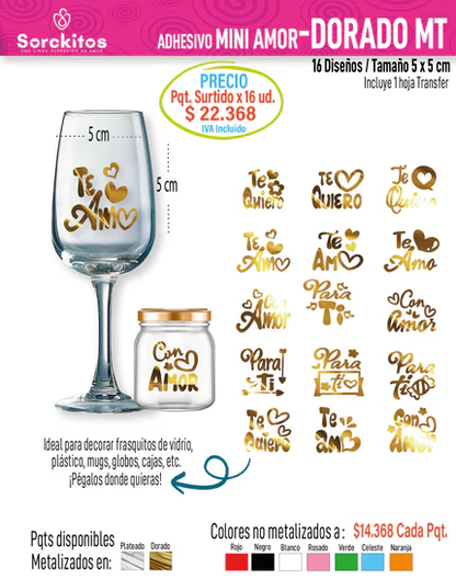ADHESIVOS DE AMOR