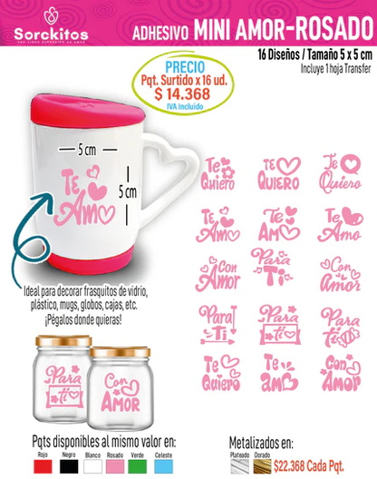 ADHESIVOS DE AMOR