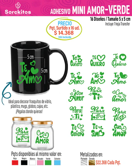 ADHESIVOS DE AMOR
