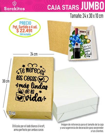 CAJAS TAPA Y BASE Ref: Stars