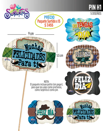 PIN PARA HOMBRE