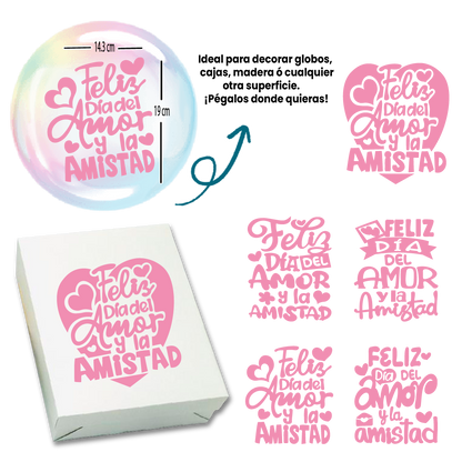 ADHESIVOS AMOR Y AMISTAD - Paquete Surtido