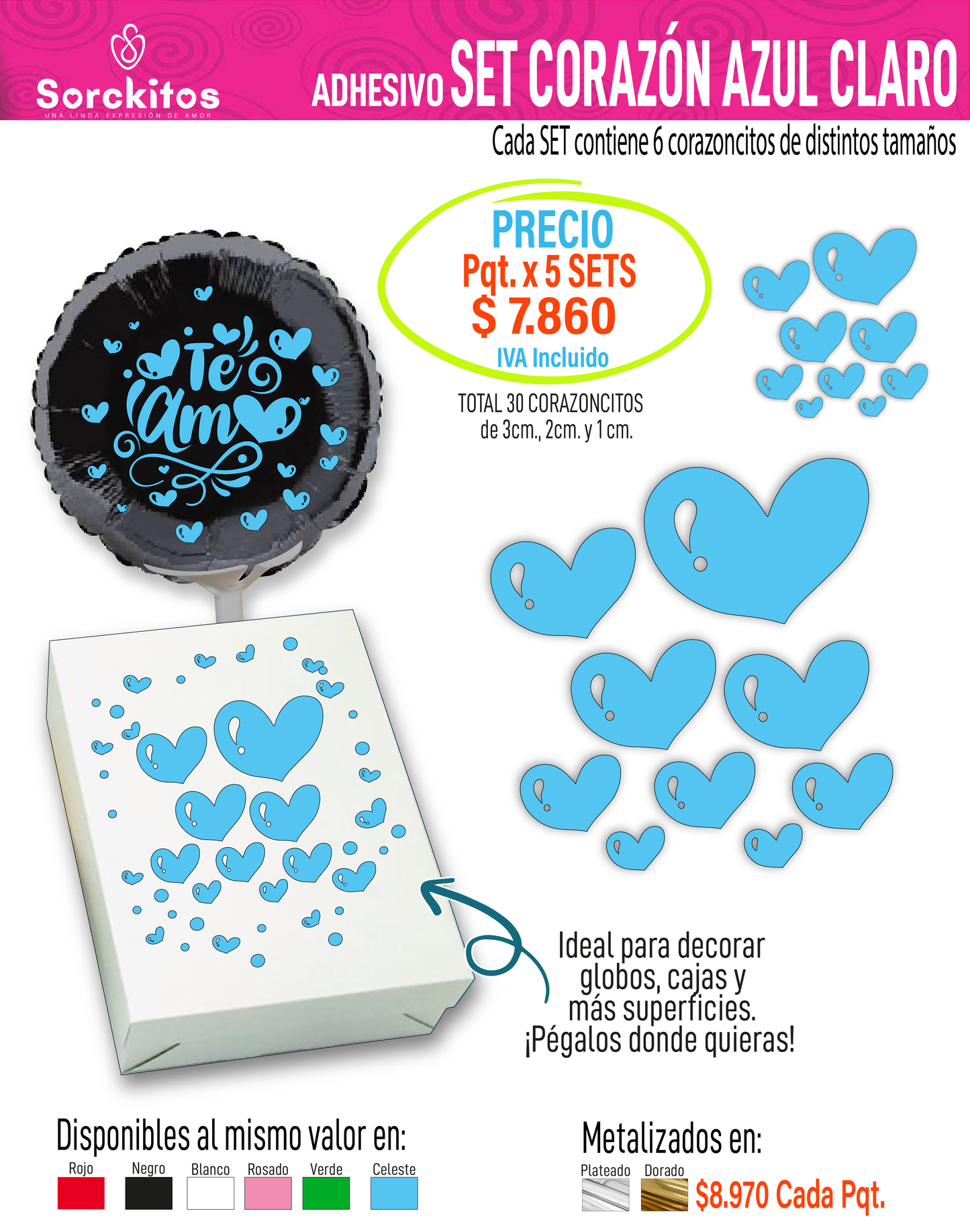 SET CORAZONES ❤️