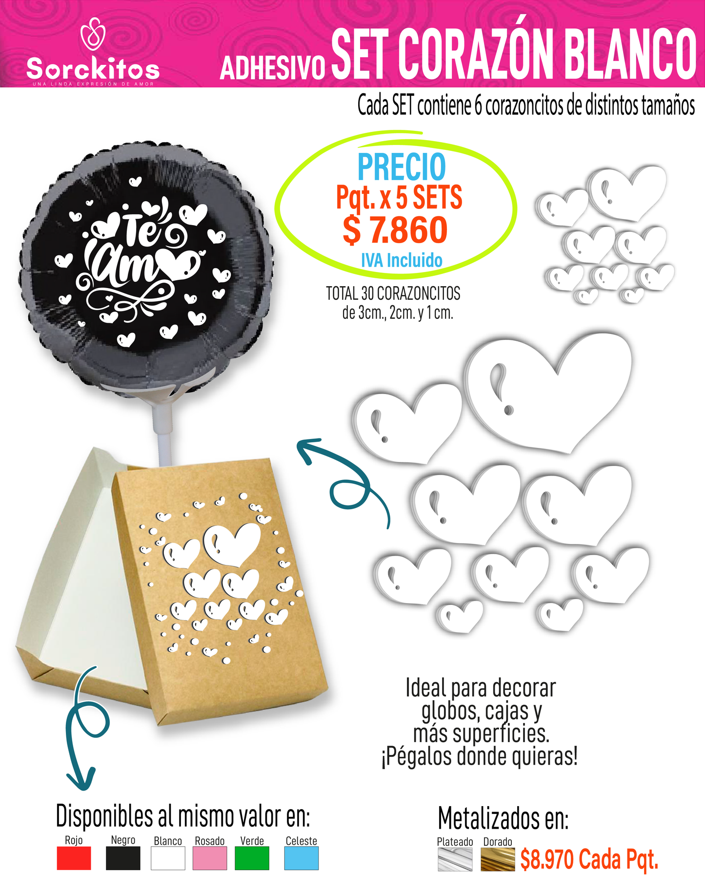 SET CORAZONES ❤️