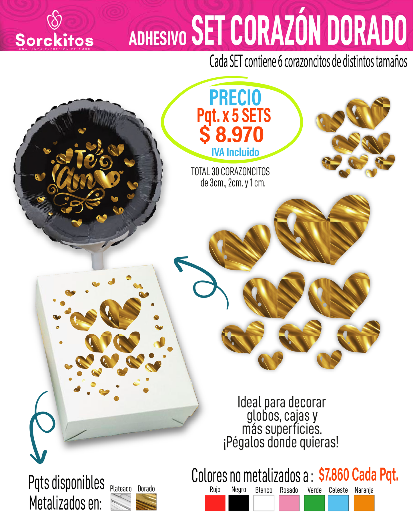 SET CORAZONES ❤️