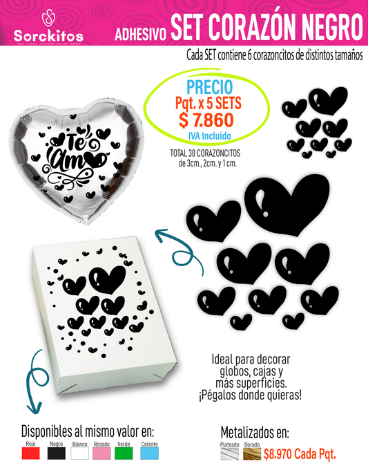 SET CORAZONES ❤️