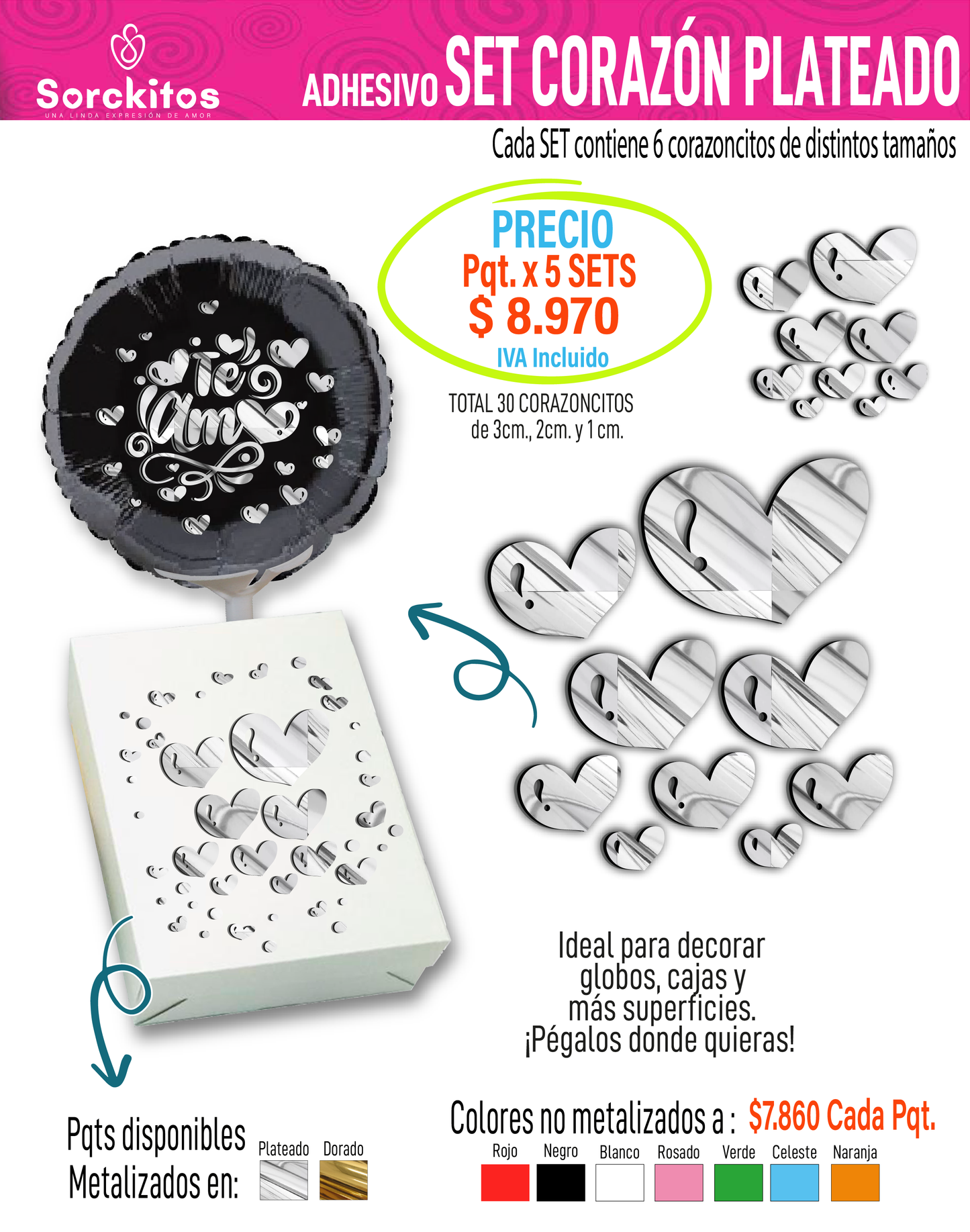 SET CORAZONES ❤️