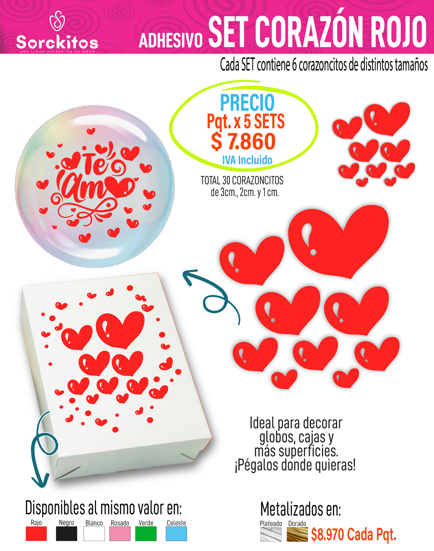 SET CORAZONES ❤️