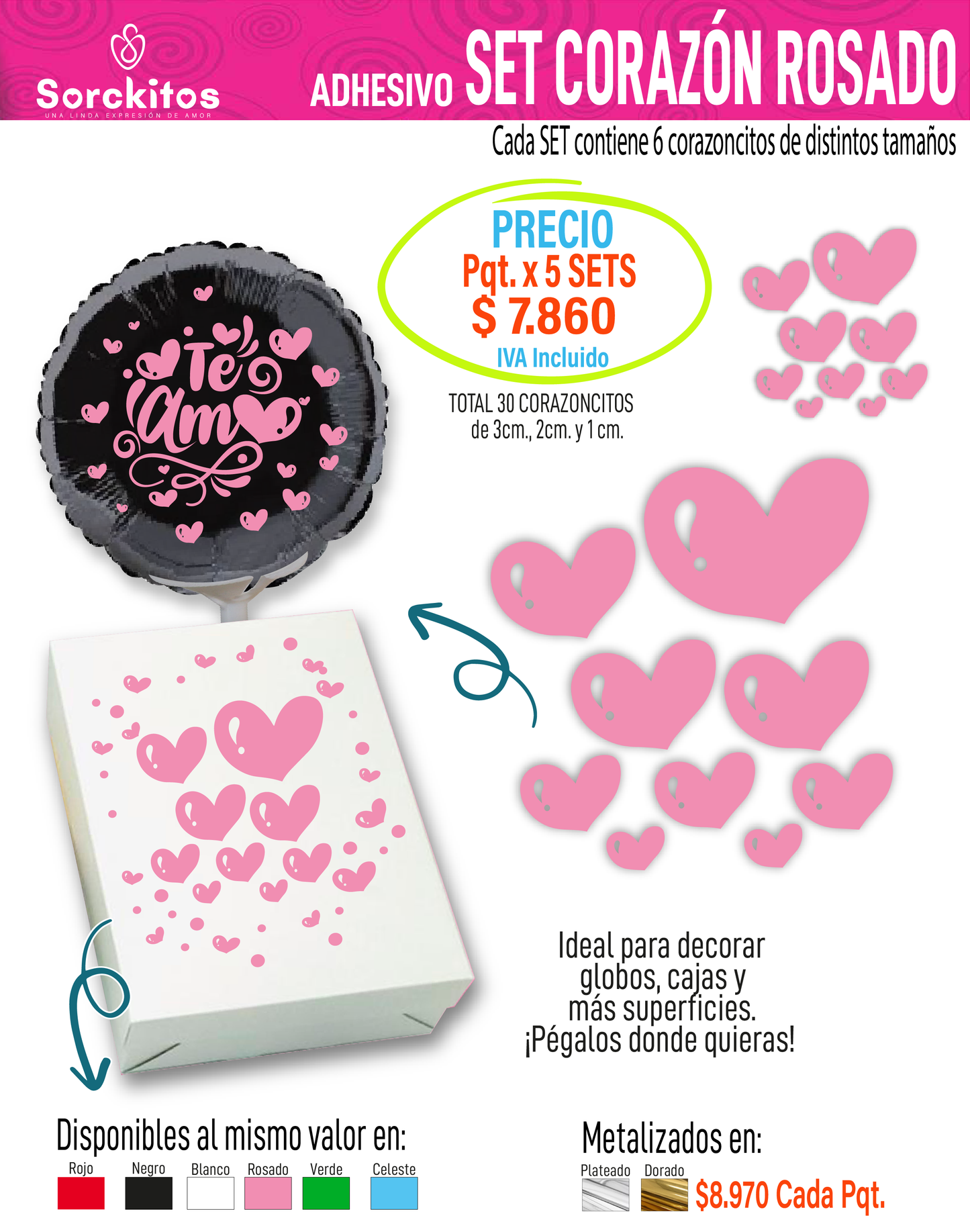 SET CORAZONES ❤️