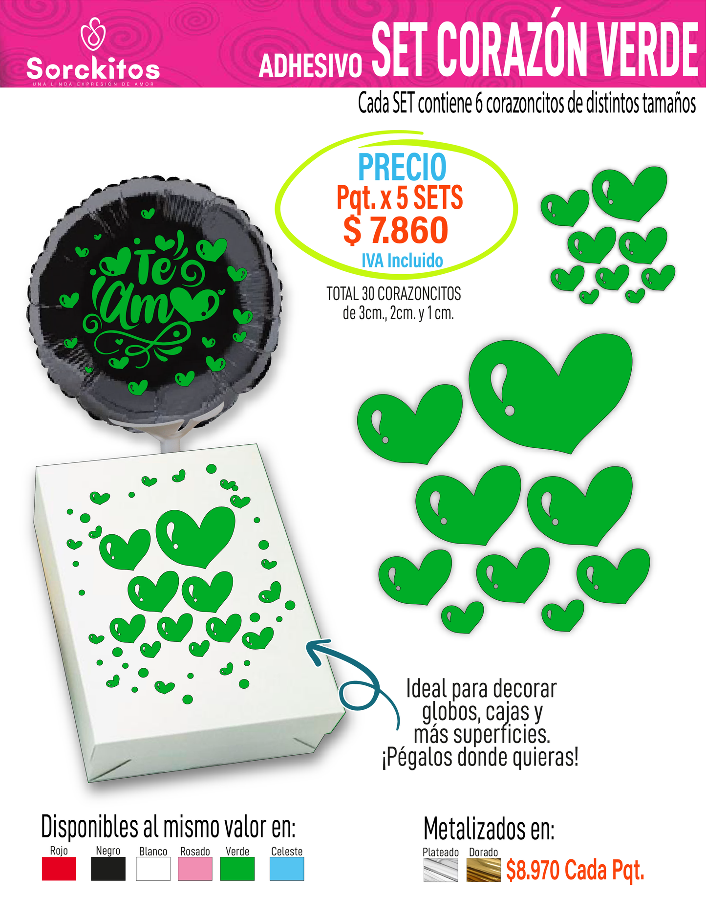 SET CORAZONES ❤️