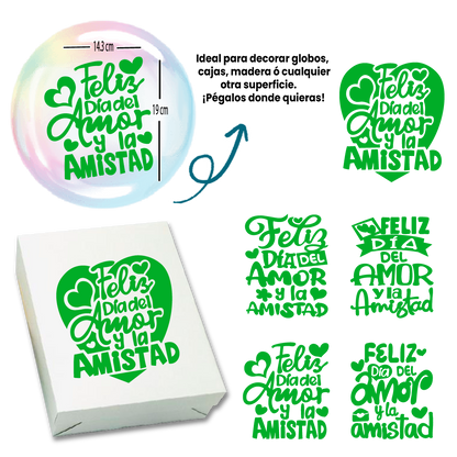 ADHESIVOS AMOR Y AMISTAD - Paquete Surtido